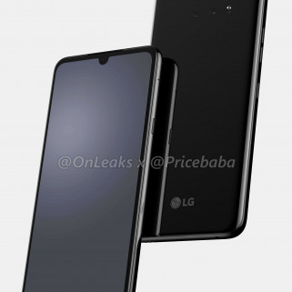 LG G8X gör uppskattningar av en vattendroppe och fingeravtryckssensor på skärm 1