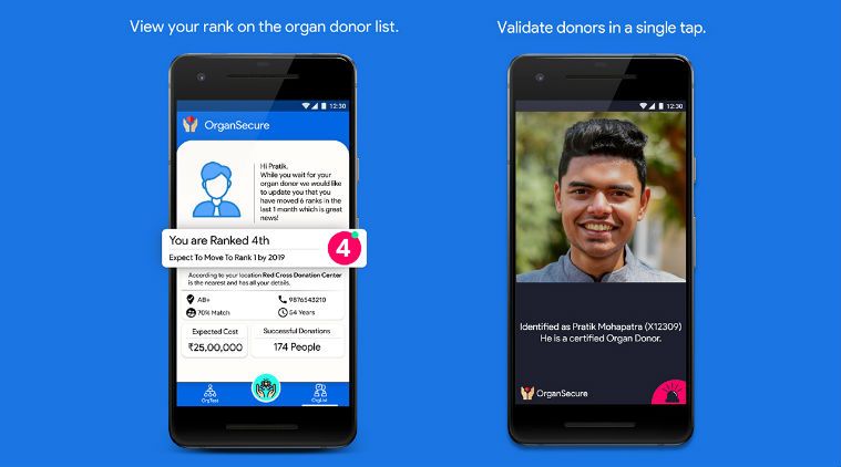 OrganSecure adalah aplikasi siswa India yang menggunakan AI untuk mempermudah donasi organ