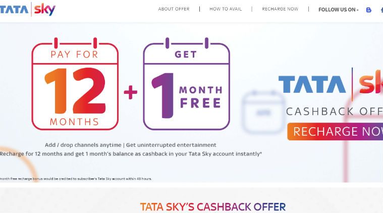 Paket Tahunan Flexi baru Tata Sky menawarkan cashback saldo satu bulan, lebih banyak manfaat