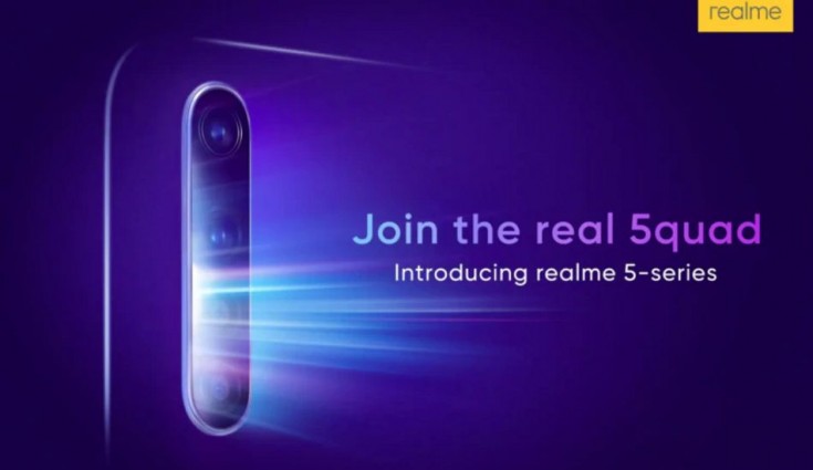 Peluncuran Realme 5 series di India pada 20 Agustus di Flipkart