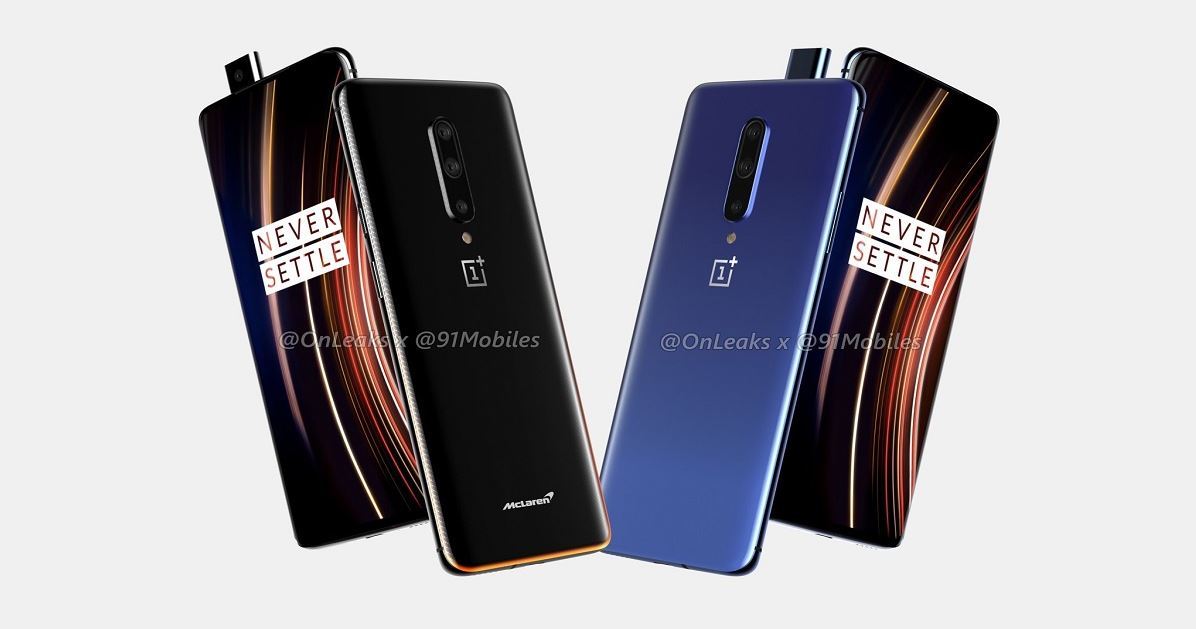 OnePlus 7T Pro and 7T Pro McLaren Edition renders leaked