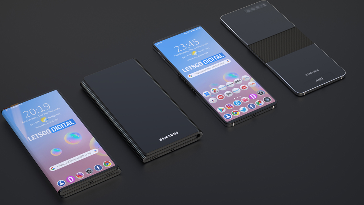 Fällbara Samsung-telefoner kommer att vikas i två riktningar 1
