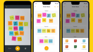 Aplikasi Android Post-it - memungkinkan Anda membuat dan mendigitalkan catatan Anda yang sebenarnya
