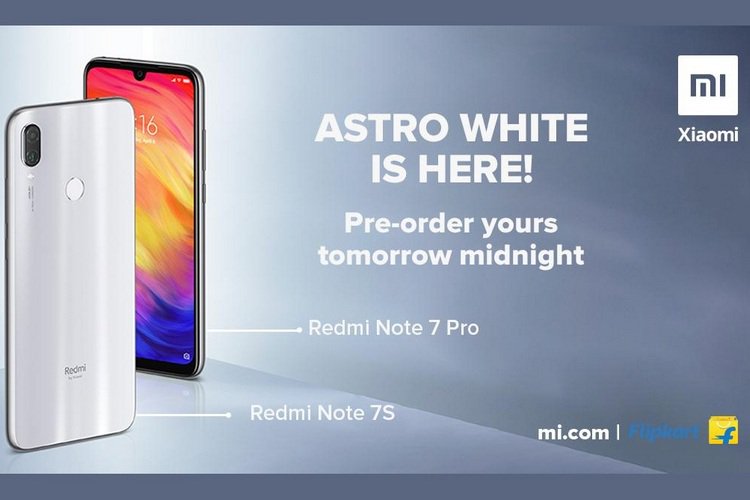 Redmi Note 7 Pro, Note 7S Astro White Edition Diluncurkan di India