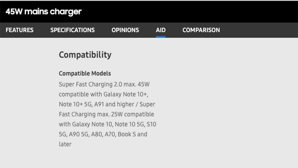 Samsung Galaxy A91, Galaxy A90 5G Surface på företagets webbplats inför lanseringen 3