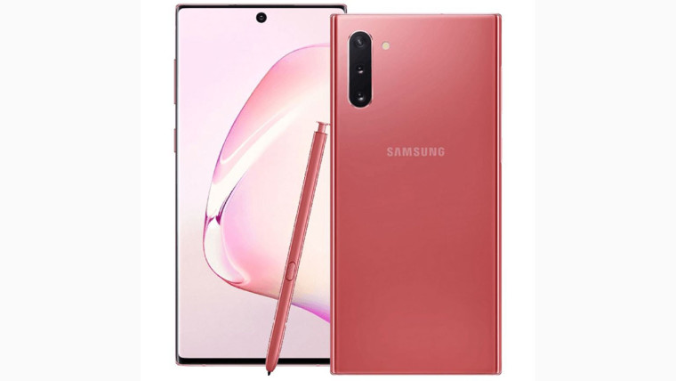 Samsung Galaxy Note10 mungkin berwarna merah muda