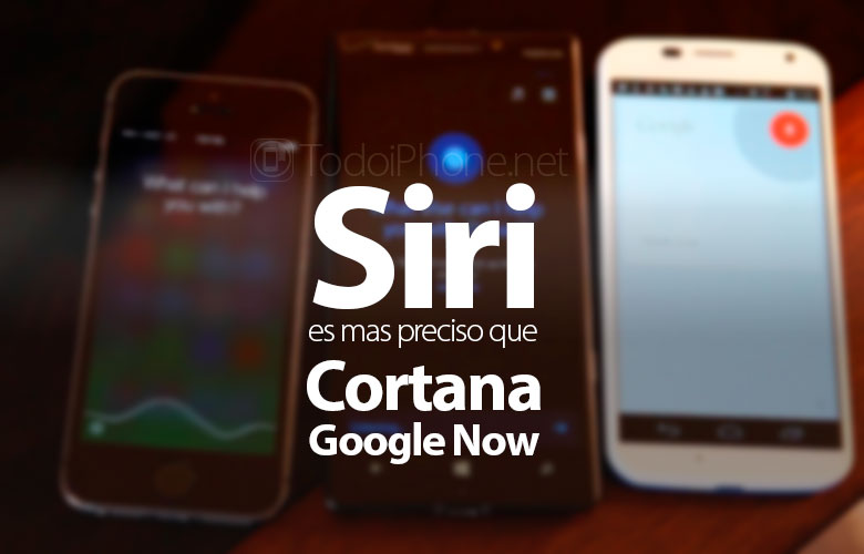 Siri lebih akurat daripada Google Now dan Cortana itu 2