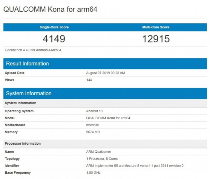 Snapdragon 865 (Kona): 3 GHz SoC untuk Samsung Galaxy S11 & Co. mengalahkan semua orang di Geekbench