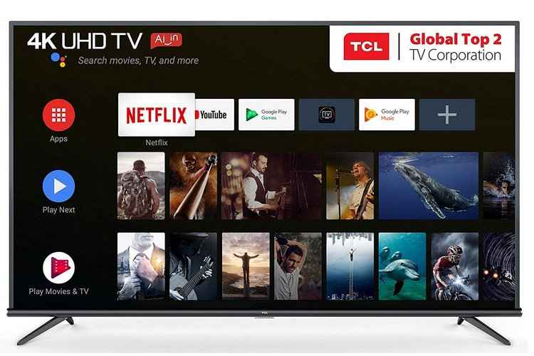 TCL P8 4K Android Smart TV Dengan Google Assistant, Amazon Alexa Diluncurkan di India