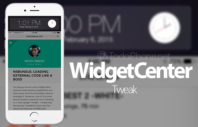 Lägg till widgetar till skärmbilden Easy bereik eller Reachability på iPhone 2
