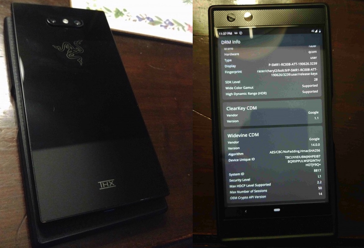 Varian baru dari Razer Phone 2 dapat hadir dengan THX 1