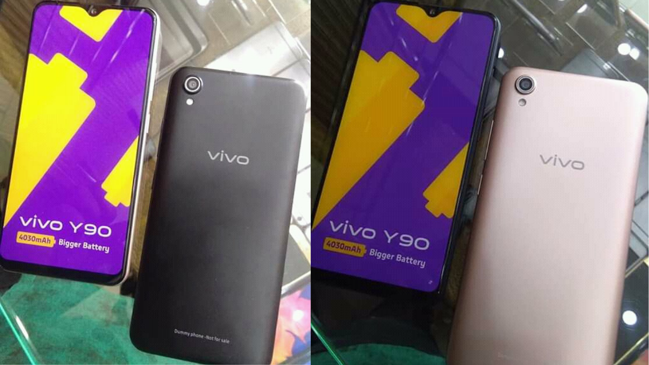Vivo Gambar langsung Smartphone Entry-level Y90 Bocor, Mengungkap Dua Varian Warna