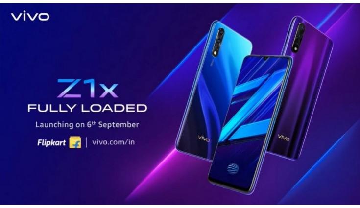 Vivo Z1X akan diluncurkan di India pada 6 September, akan menjadi Flipkart eksklusif