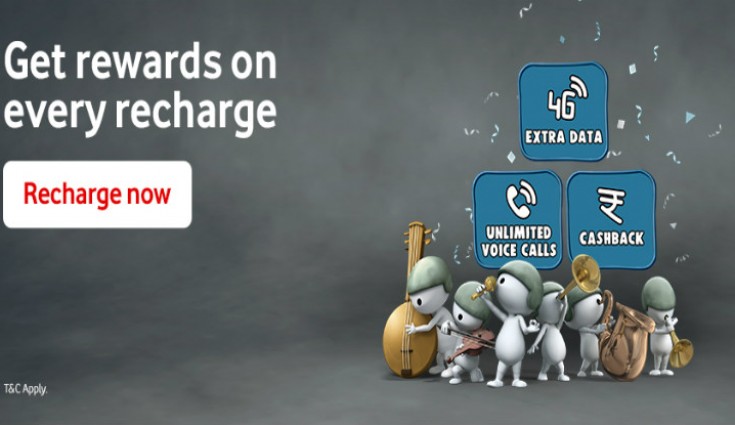 Vodafone Idea menawarkan gratis pada semua tagihan prabayar