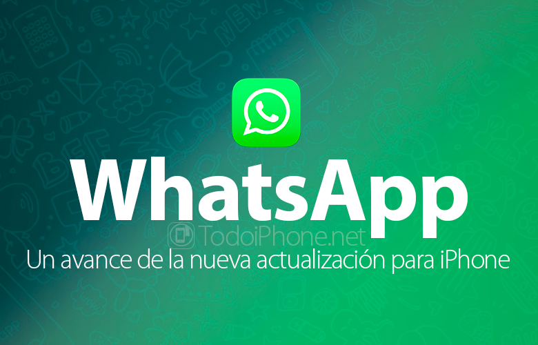 WhatsApp för iPhone, förhandsgranska de nya uppdateringarna 2