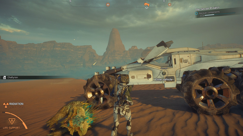 Mass Effect: Andromeda Nomad Guide - Survive Radiation Inside the Vehicle