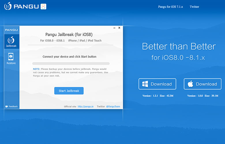 Pangu8, ett verktyg för jailbreaking iOS 8 är nu tillgängligt för Mac 3
