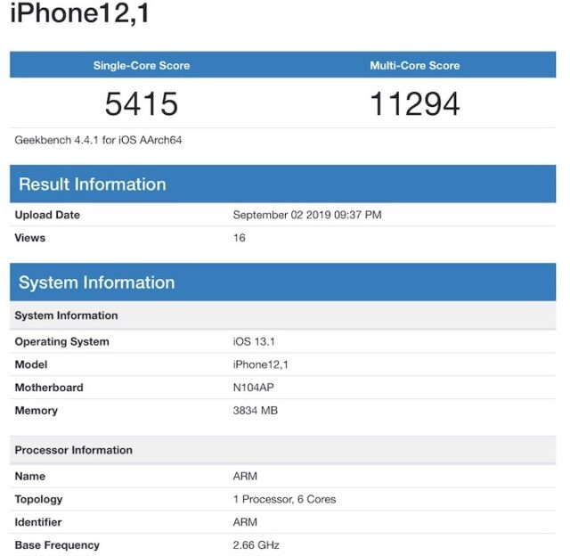 iPhone 11 geekbänk