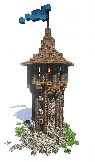 Menara pengawal dari kayu