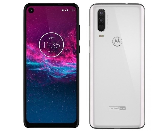 Motorola One Action depan dan belakang