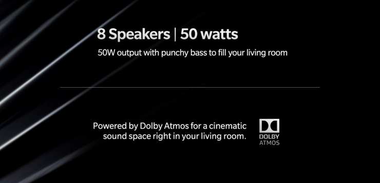 TV OnePlus akan mengintegrasikan 8 speaker dan dukungan untuk Dolby Atmos 1