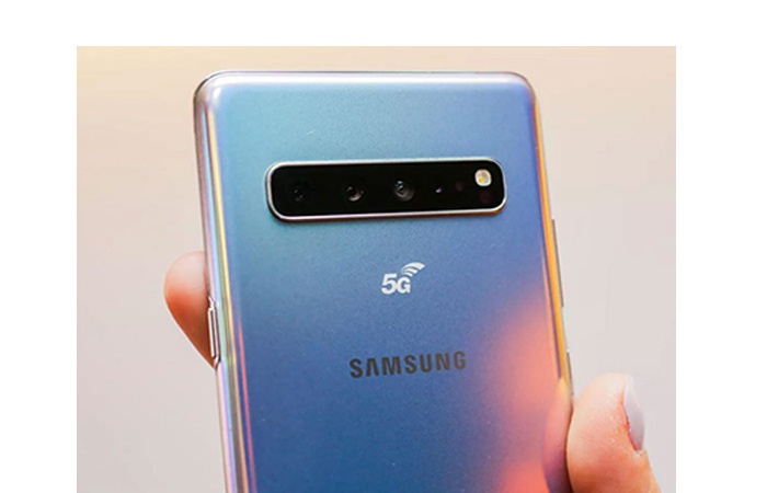 Samsungs baksida av Galaxy S10 5G