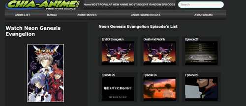 Det bästa stället att titta på Evangelion Neon Genesis 2