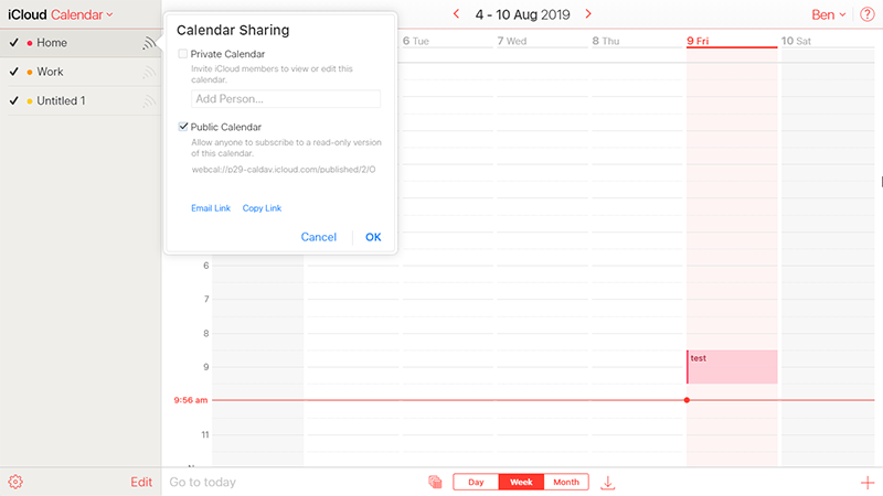 Kalender Android Icloud Publik