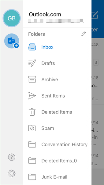 Outlook mot Apple Mail 9-applikationen