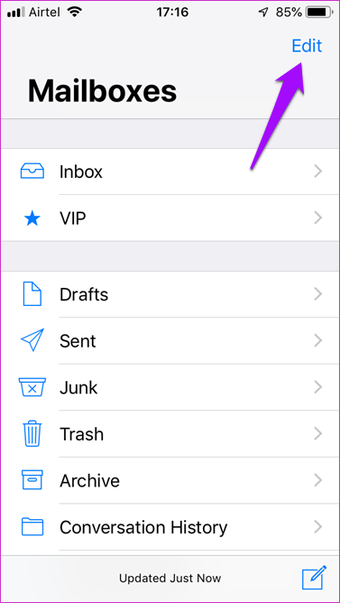 Outlook mot Apple Mail-applikation 14