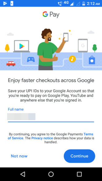 Google menambahkan UPI sebagai metode pembayaran Play Store di India 2