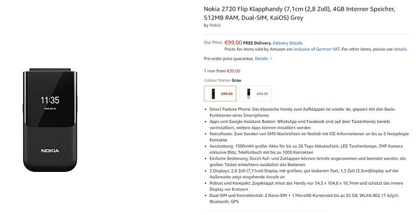 Nokia 7.2, Nokia 6.2 dan Nokia 2720 Flip tersedia untuk preorder di Jerman 4