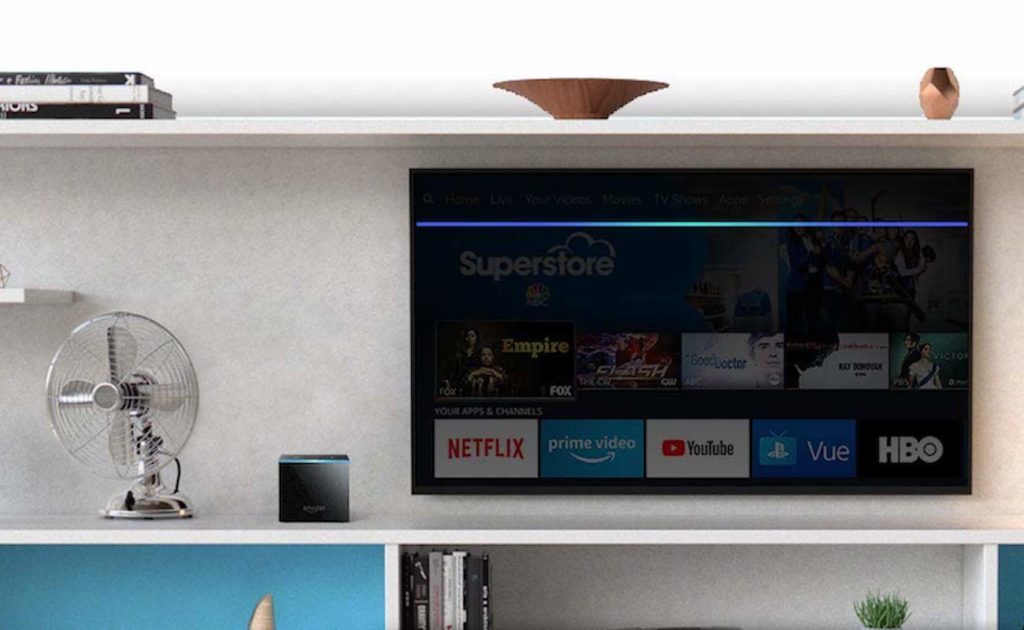 Amazon Fire TV Kotak Streaming Cube Alexa
