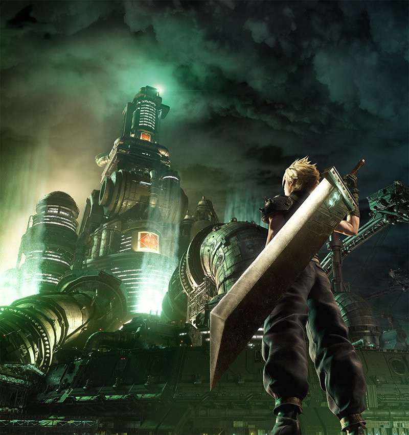 Final Fantasy VII Baru Remake Key Visual Membuat Karya Seni Asli