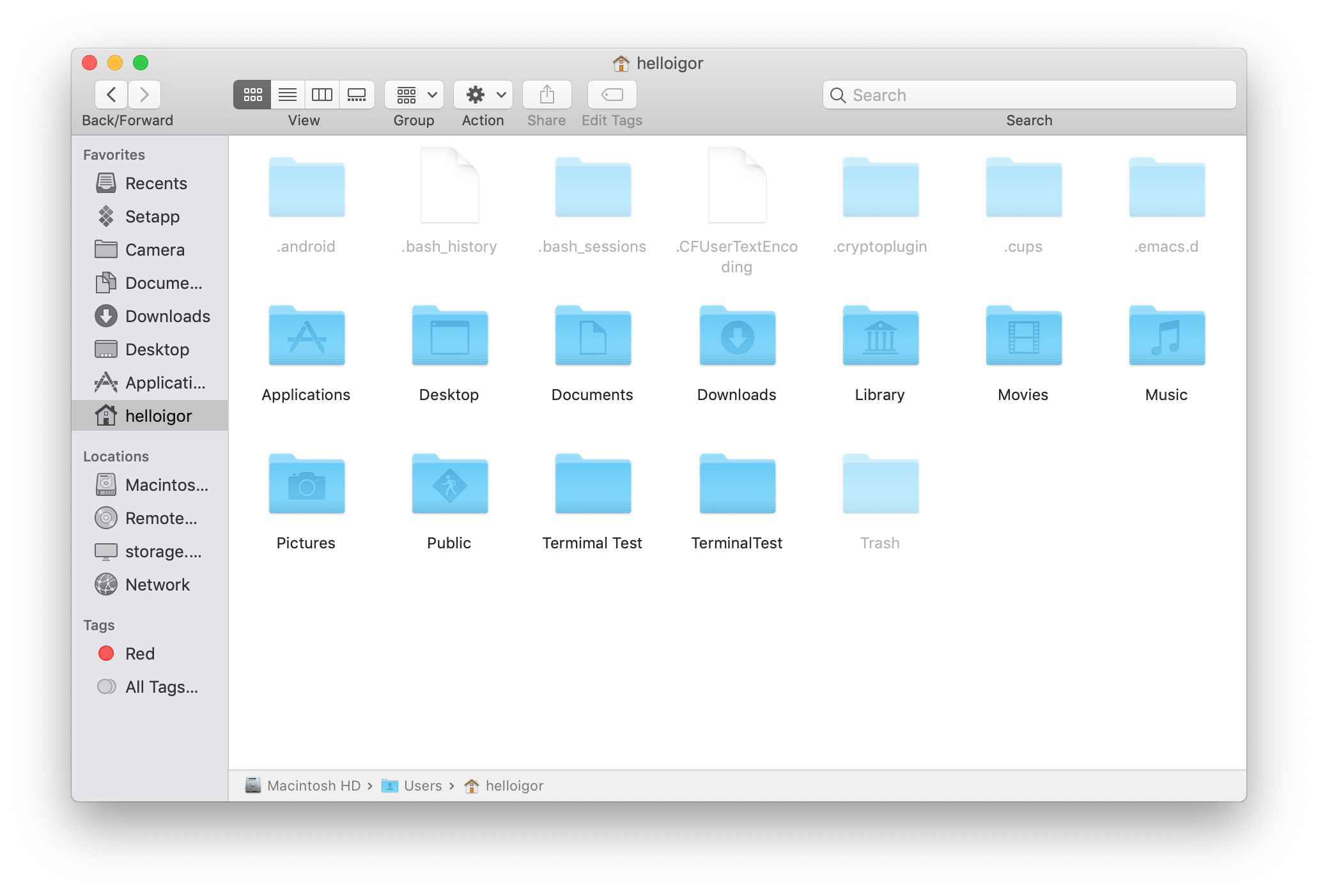 Bagaimana cara mengakses folder pribadi di Mac? 2