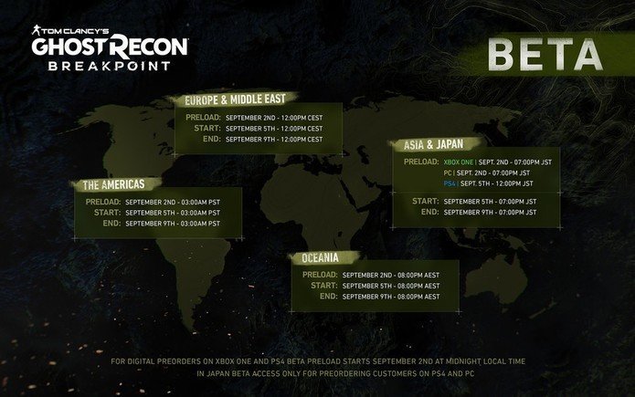 Kami memberi tahu Anda tayangan pertama beta Ghost Recon Breakpoint 1