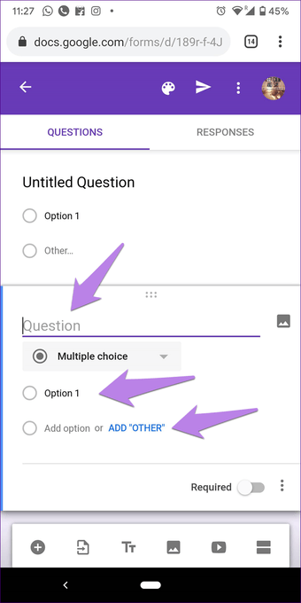 Google Forms Mobile Android iOS 4