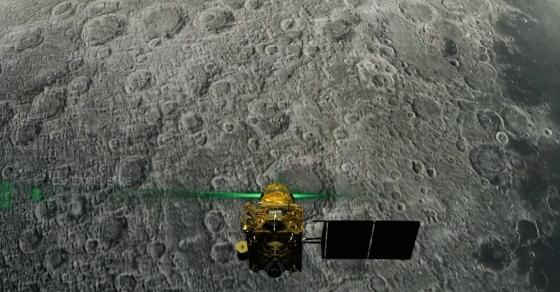 Vikram pendarat terletak: Itu menghantam permukaan bulan, tidak tanah lunak