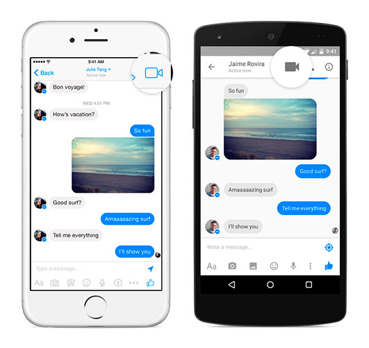 Facebook Messenger börjar aktivera videosamtal 3