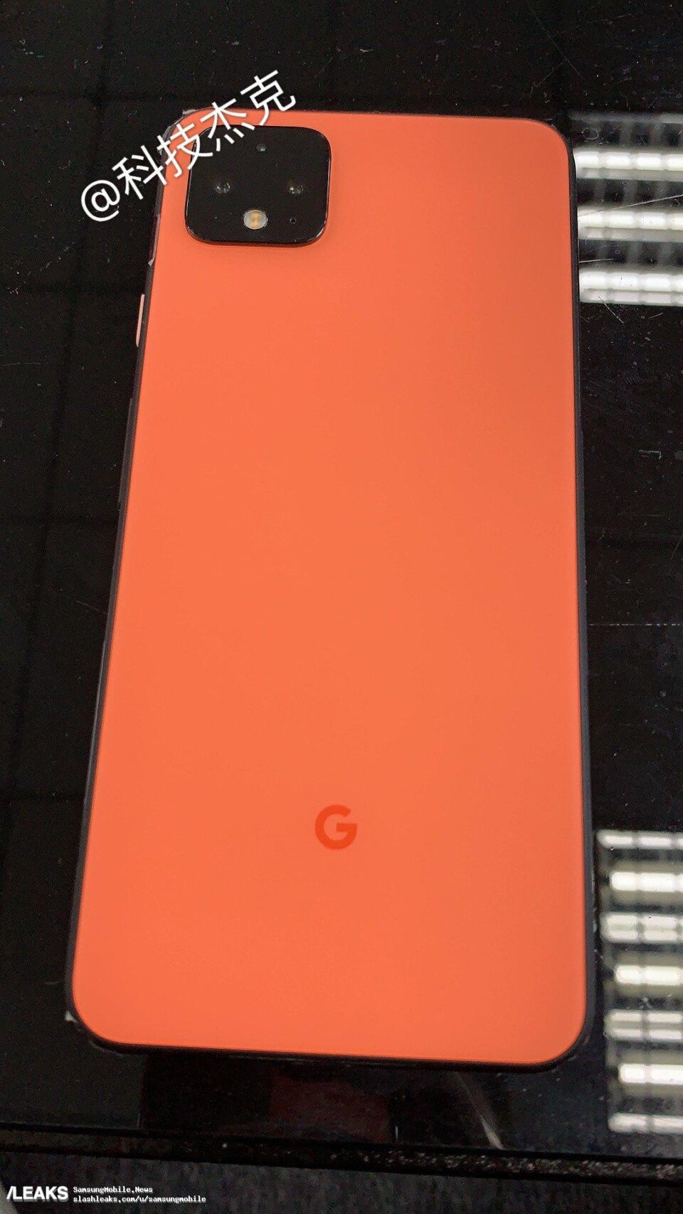 Google Pixel 4 orange