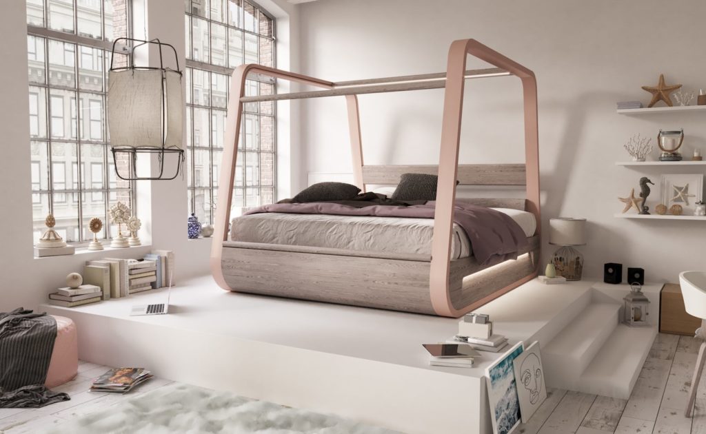 Hi-Interiors HiBed Canopy Smart Bed