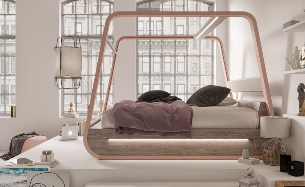 Hi-Interiors HiBed Canopy Smart Bed "aria-descriptionby =" gallery-8-365401
