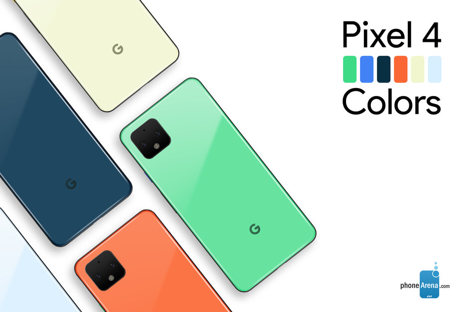 New Pixel 4 color options based on Android 10