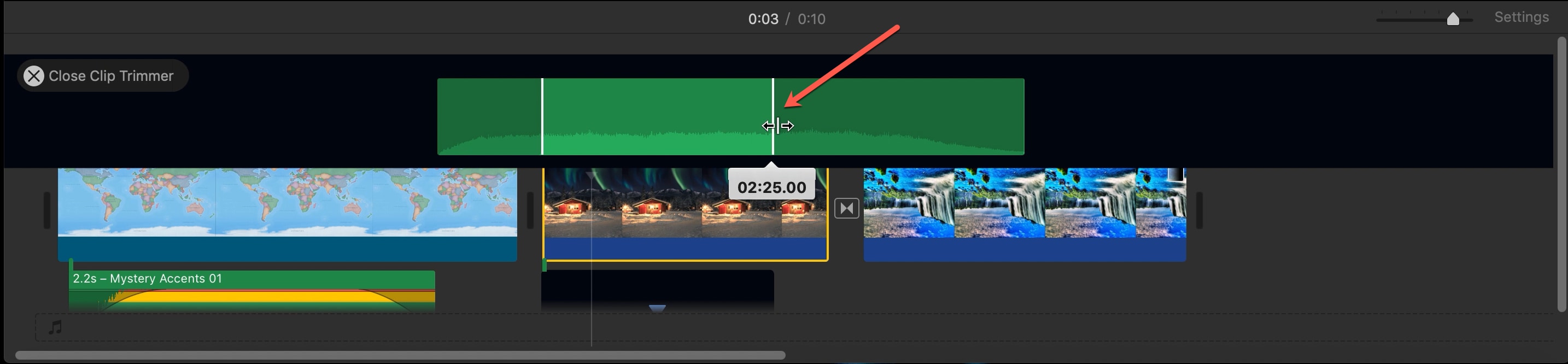 Mac Trimmer Clip iMovie Audio Clip