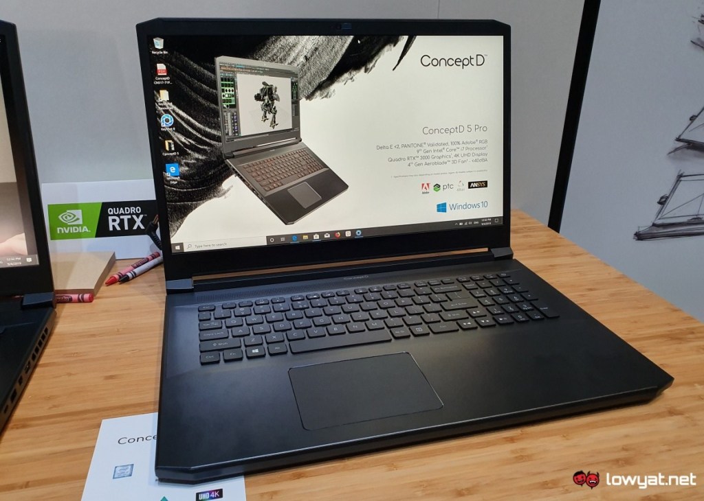 Acer Meluncurkan Laptop ConceptD Pro: Didukung oleh NVIDIA Quadro Graphics 3