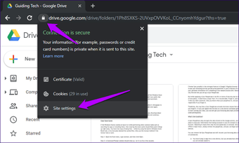 Ta bort Google Drive och cache-dokument 1