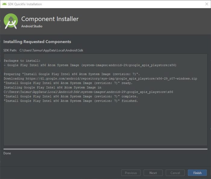 Installera Android 10 på en dator med Android Studio / Emulator 6