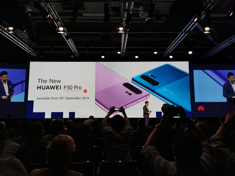 Den nya P30 Pro kommer att lanseras på olika marknader. 20 september och så vidare.