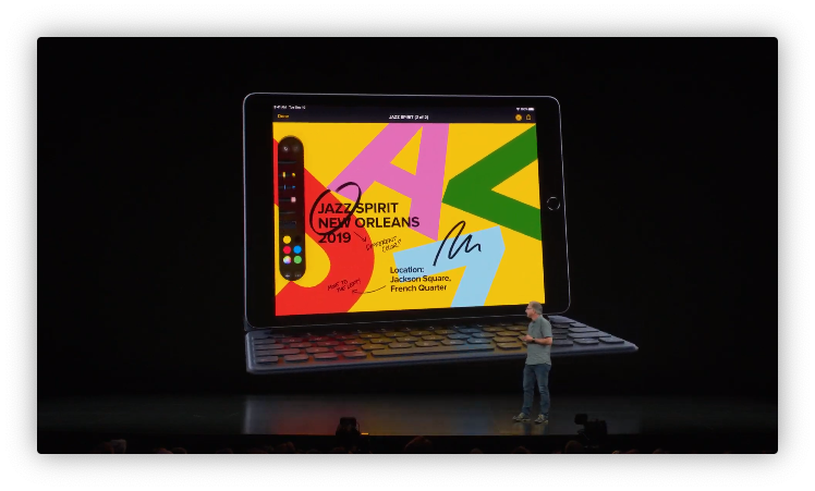 Apple presenterar den nya 10,2-tums iPad 1