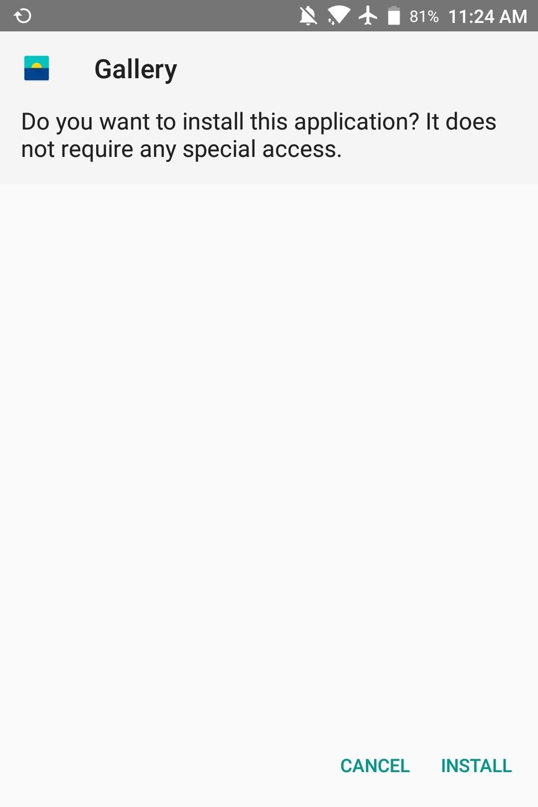 Hur man hämtar applikationen OnePlus Minimalist Gallery på valfri mobil